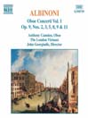 ALBINONI: Oboe Concertos, Vol  1